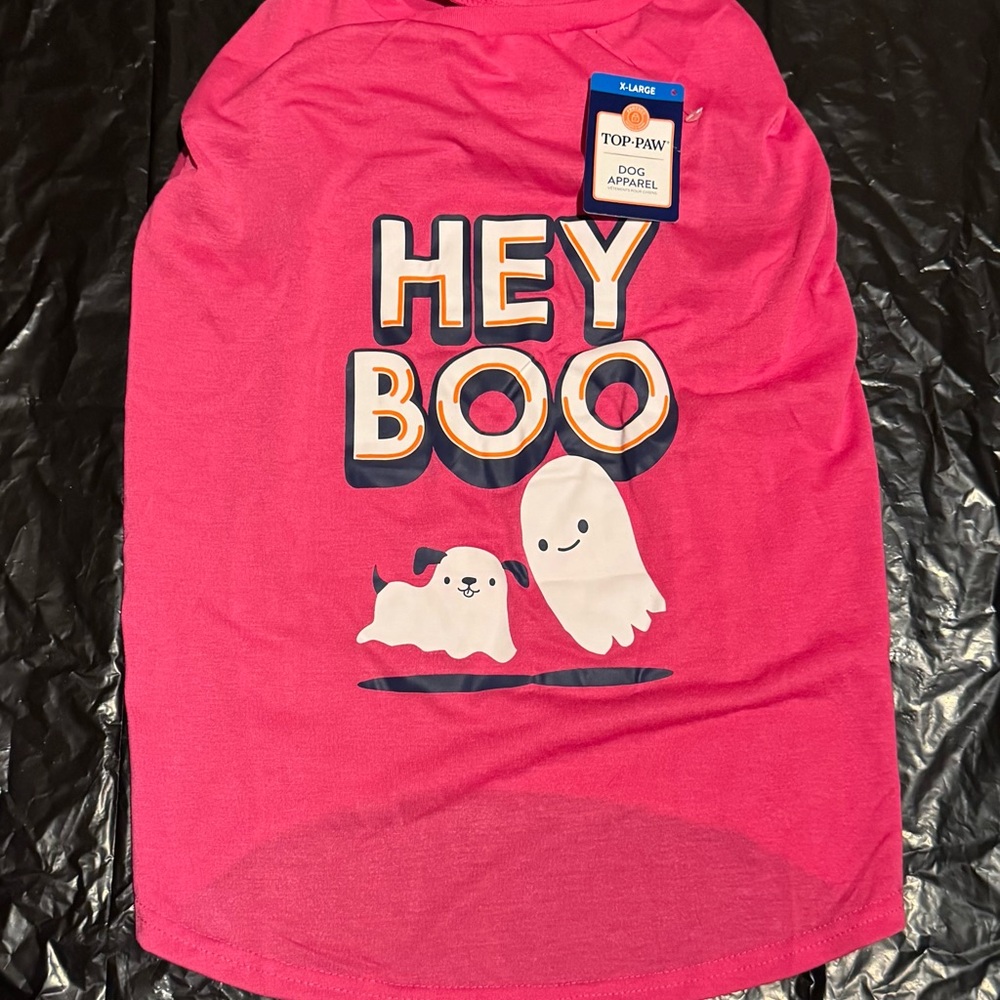 Top Paw Pink Dog Apparel - Hey Boo